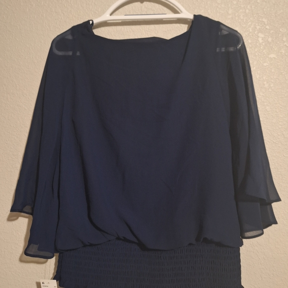 Sam and Jess Navy Blouse - Picture 4 of 8